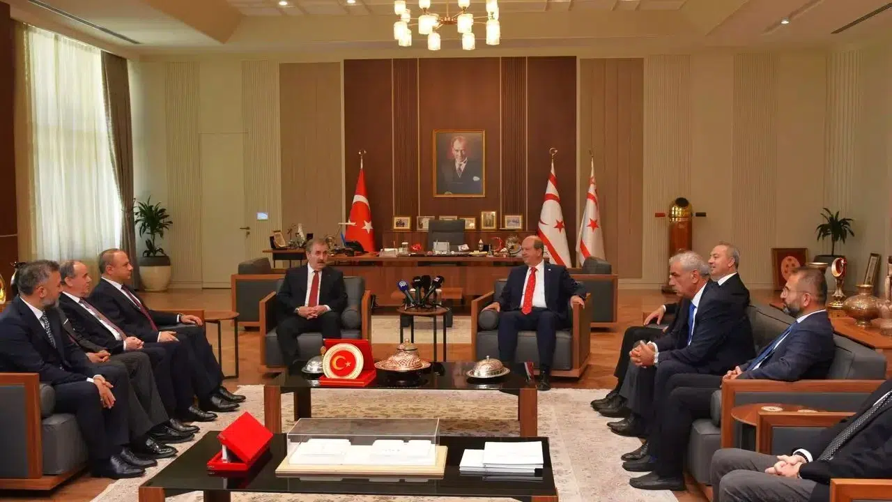 Ersin Tatar, BBP Genel Başkanı Destici'yi Kabul Etti