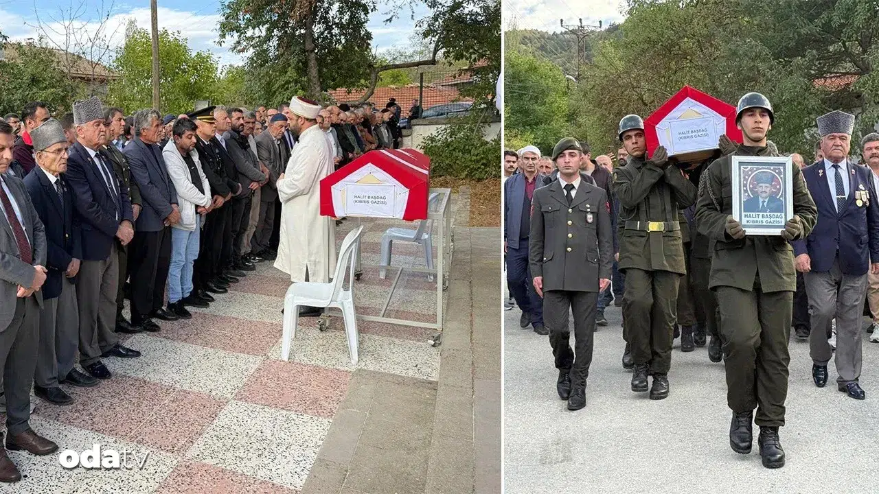 Karabük'te Vefat Eden Kıbrıs Gazisi Son Yolculuğuna Uğurlandı