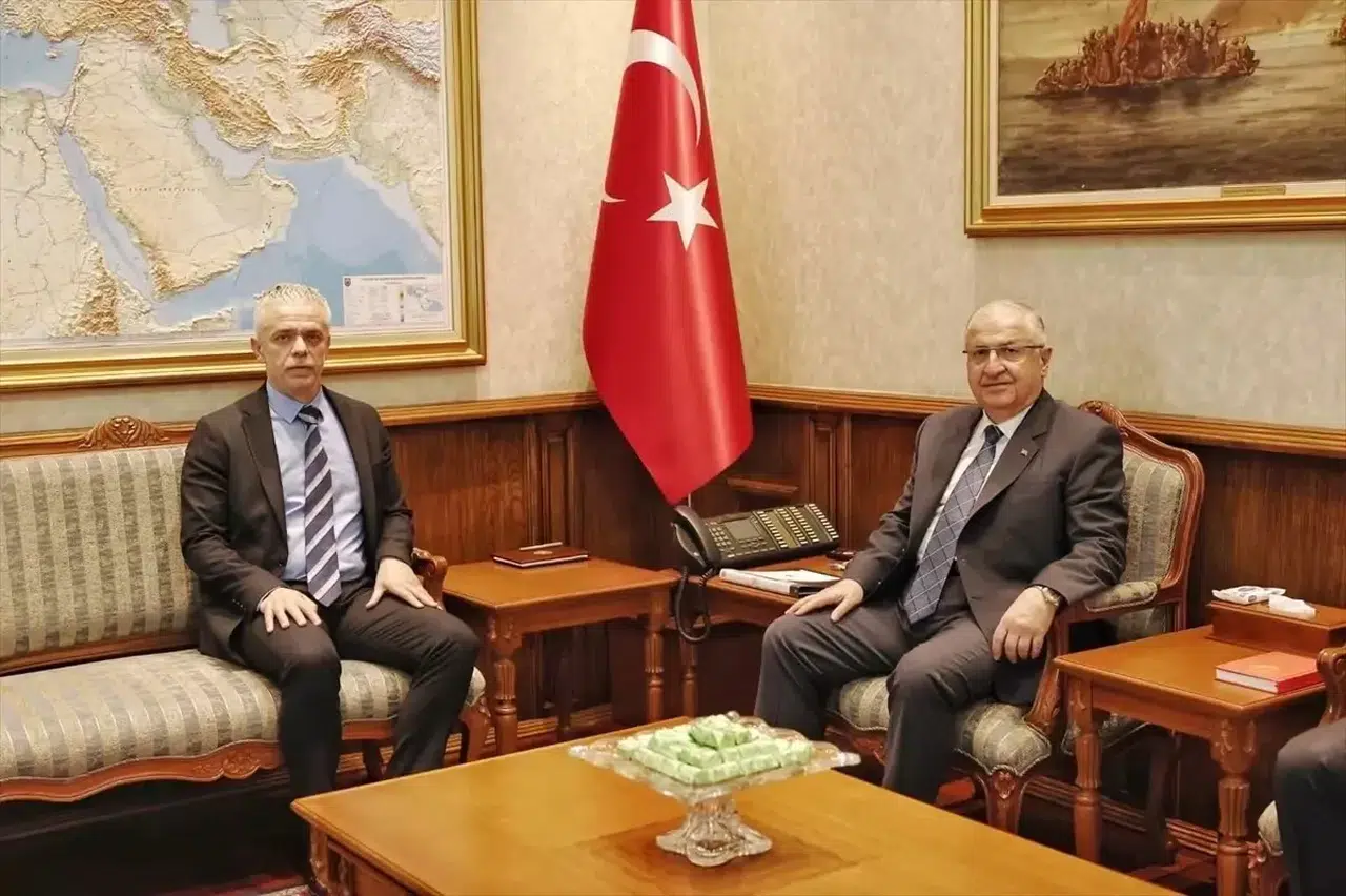 Bakan Güler, KKTC Büyükelçisi Korukoğlu'nu Kabul Etti