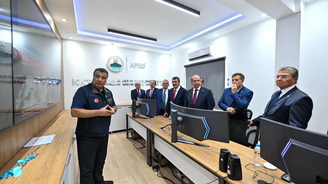 KKTC'de Deprem İzleme ve Değerlendirme Merkezi Açıldı