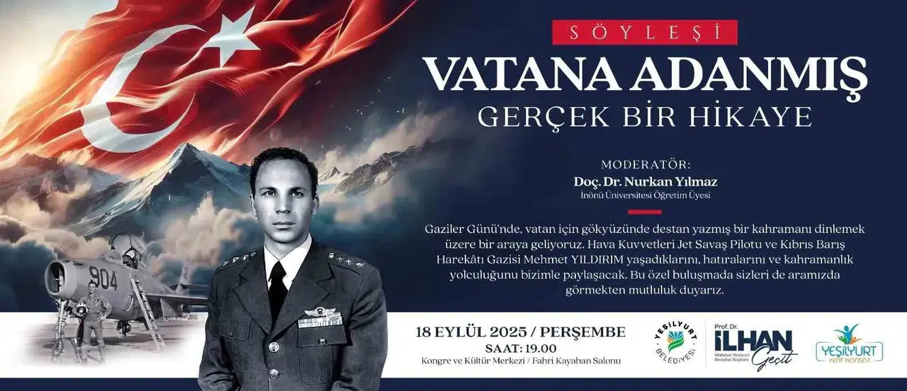 Kıbrıs Gazisi Mehmet Yıldırım, Hatıralarını Yeşilyurt’ta Paylaşacak