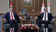 KKTC Cumhurbaşkanı Erhürman ile Görüşen Cevdet Yılmaz'dan Net Mesaj