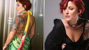Melek Mosso'nun sahne ritüeli: Nazara karşı bakın ne yapıyor!