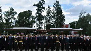 Lefkoşa'da Cumhuriyet coşkusu: 29 Ekim 103. yıl dönümü törenle kutlandı