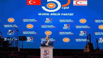 Cumhurbaşkanı Yardımcısı Yılmaz, UBP'nin 50. Kuruluş Yıl Dönümünde Konuştu