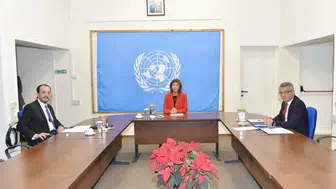 KKTC Cumhurbaşkanı Erhürman, GKRY Lideri Hristodulidis ve BM Temsilcisi Cuellar ile Üçlü Görüşme Gerçekleştirdi