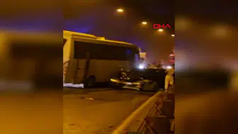 Antalya'da Tünelde Zincirleme Kaza: 10 Yaralı