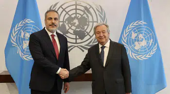 Bakan Fidan, BM Genel Sekreteri Guterres ile Görüştü