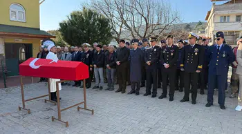 Ayvacık'ta Kıbrıs Gazisi Ramazan Çatkın İçin Cenaze Töreni Düzenlendi