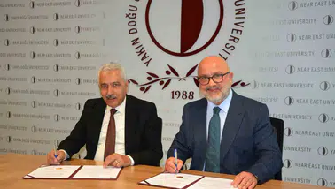 Kıbrıs ve Filistin arasında akademik işbirliği: Yakın Doğu Üniversitesi ve Filistin Politeknik Üniversitesi protokol imzaladı