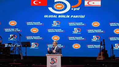 Cumhurbaşkanı Yardımcısı Yılmaz, UBP'nin 50. Kuruluş Yıl Dönümünde Konuştu