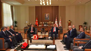 Ersin Tatar, BBP Genel Başkanı Destici'yi Kabul Etti