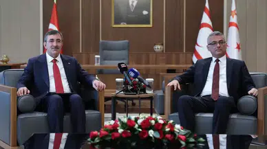 KKTC Cumhurbaşkanı Erhürman ile Görüşen Cevdet Yılmaz'dan Net Mesaj