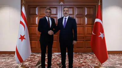 Bakan Fidan KKTC Cumhurbaşkanı Erhürman ile Görüştü