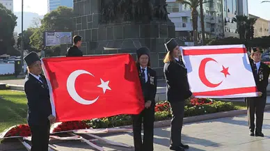 Kuzey Kıbrıs Türk Cumhuriyeti 42 Yaşında: İzmir'de Tören Düzenlendi