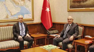 Bakan Güler, KKTC Büyükelçisi Korukoğlu'nu Kabul Etti