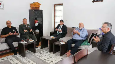 Artvin Vali Vekili İsmail Erdoğan, Kıbrıs Gazisini Ziyaret Etti