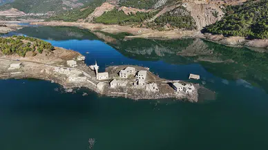 Kıbrıs'a İçme Suyu Sağlayan Barajda Beliren Siluet Nedir ve Neden Tüyler Ürpertici?