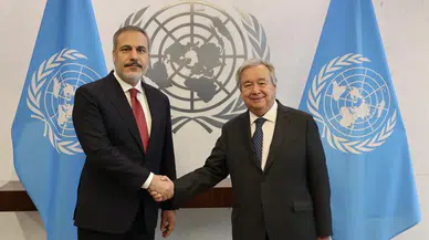 Bakan Fidan, BM Genel Sekreteri Guterres ile Görüştü