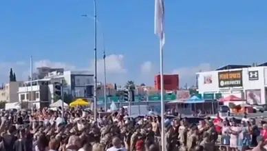 Rum Komandolardan Tehditkar Sloganlar, Ersin Tatar'dan Sert Yanıt
