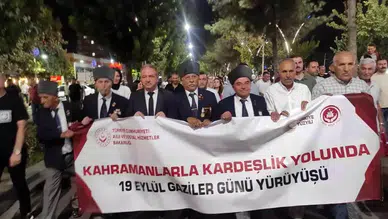 Batman'da 19 Eylül Gaziler Günü Kortej Yürüyüşü Düzenlendi