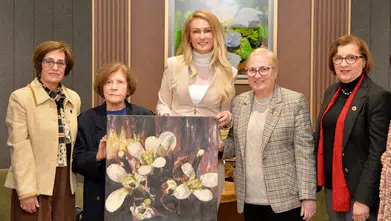 Nilden Bektaş Erhürman, Kıbrıs Türk Kadınlar Konseyi Derneği Heyeti ile Görüştü