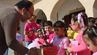 İskele'de pembe farkındalık: Miniklerden anlamlı destek
