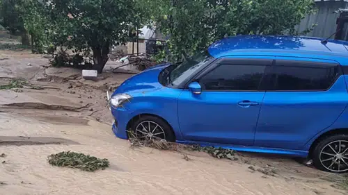 KKTC’de Şiddetli Yağışlar Sele Yol Açtı