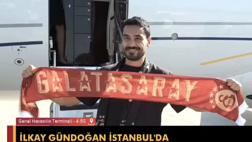 Galatasaray'ın Yeni Transferi İlkay Gündoğan, İstanbul'a Ulaştı