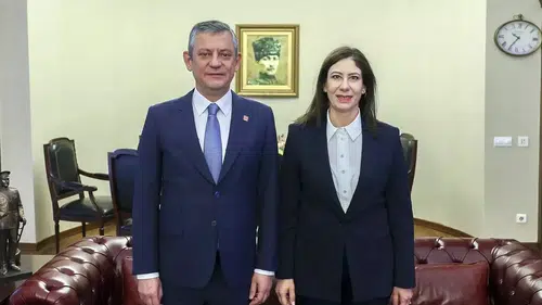 CHP Genel Başkanı Özel, CTP Genel Başkanı İncirli ile Görüştü