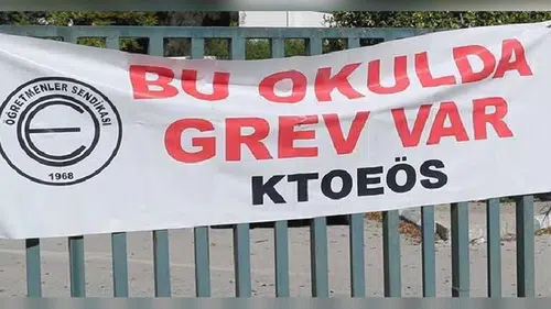 Girne'de eğitimde grev kararı: Öğretmenler hakları için sokağa iniyor