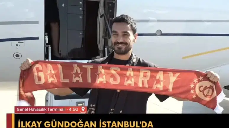 Galatasaray'ın Yeni Transferi İlkay Gündoğan, İstanbul'a Ulaştı