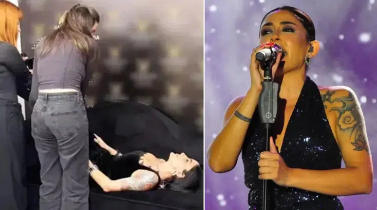 Melek Mosso Sahne Performansı Sırasında Fenalaştı