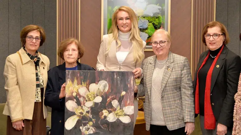 Nilden Bektaş Erhürman, Kıbrıs Türk Kadınlar Konseyi Derneği Heyeti ile Görüştü