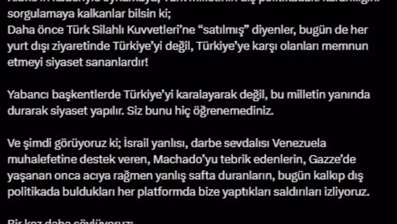 AK Parti Genel Sekreteri İnan'dan Kıbrıs Seçimleriyle İlgili Sert Açıklamalar